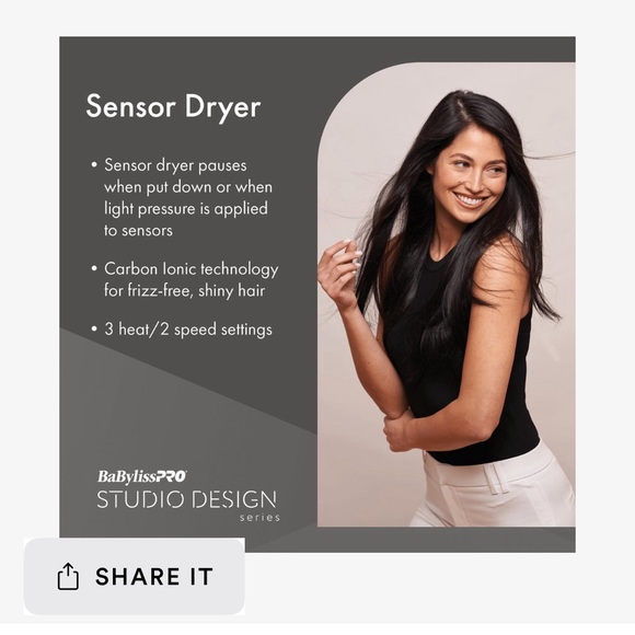 Babyliss Pro Studio Designs series Sensor Dryer- New - Picture 4 of 4